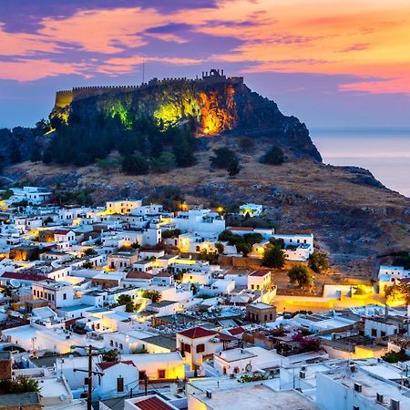 Апартаменты Bakia Lindos Экстерьер фото